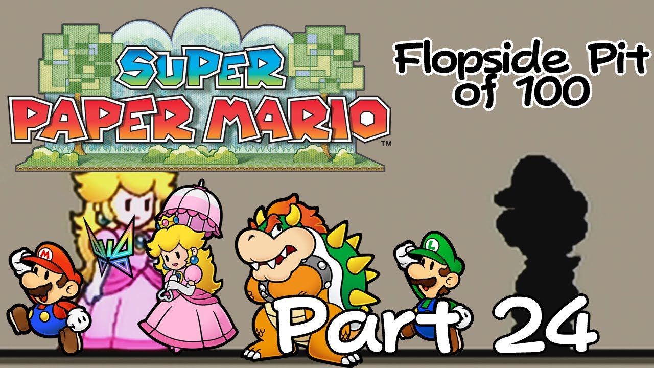 Super Paper Mario - Part 24 - Boss Shadoo (Flopside Pit of 100 Trials)