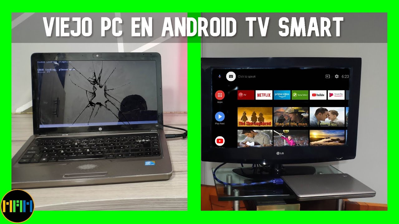 ️Convierte Una Vieja Laptop en Un Android TV Para Cualquier TV