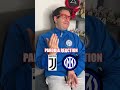 JUVENTUS INTER 2 A 0 - PARODIA REACTION - Alessandro Vanoni #shorts