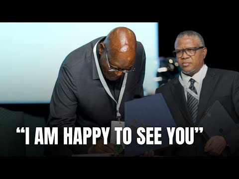 WATCH: Jacob Zuma Signs 2026 Elections Code of Conduct as MK Party Enters Ballot Draw