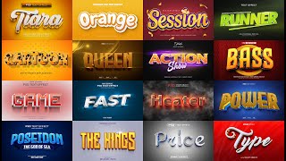 👍 Uniiqe 3d text effect psd free download | Psd 3d text effect photoshop free download 🔥