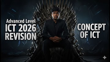 ICT පිළිබද සංකල්ප| 2026 AL ICT  Revision | රිවිශන් | Concept of ICT | DAY-01 | Maneesha Gunawardhana