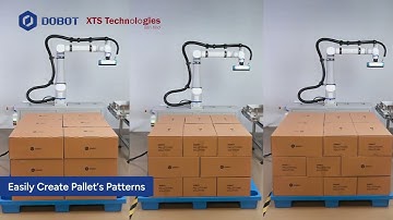 XTS Palletizing robot below 10kg #xtstech #automations #palletizing #palletising