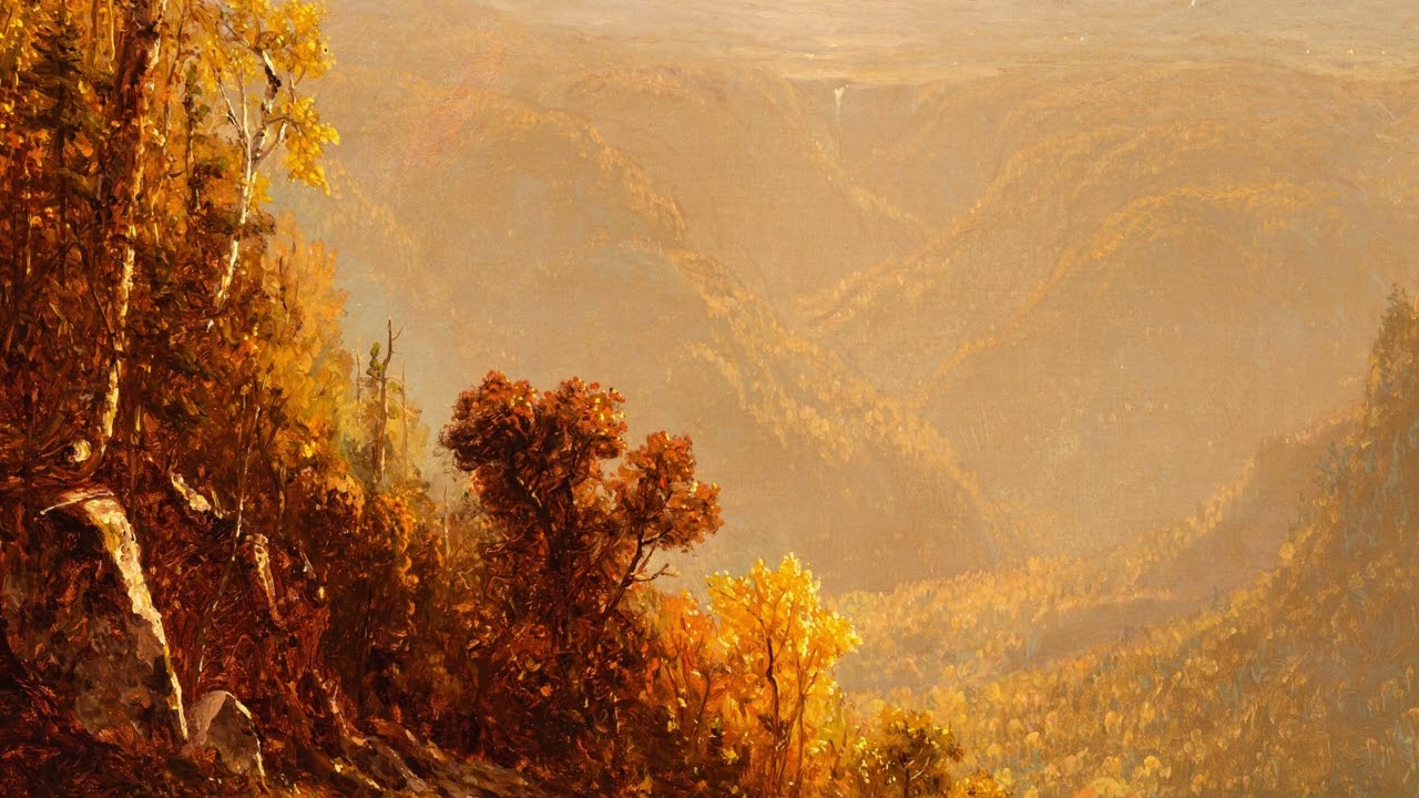 October in the Catskills by American artist Sanford Robinson Gifford | 4K Frame TV Art