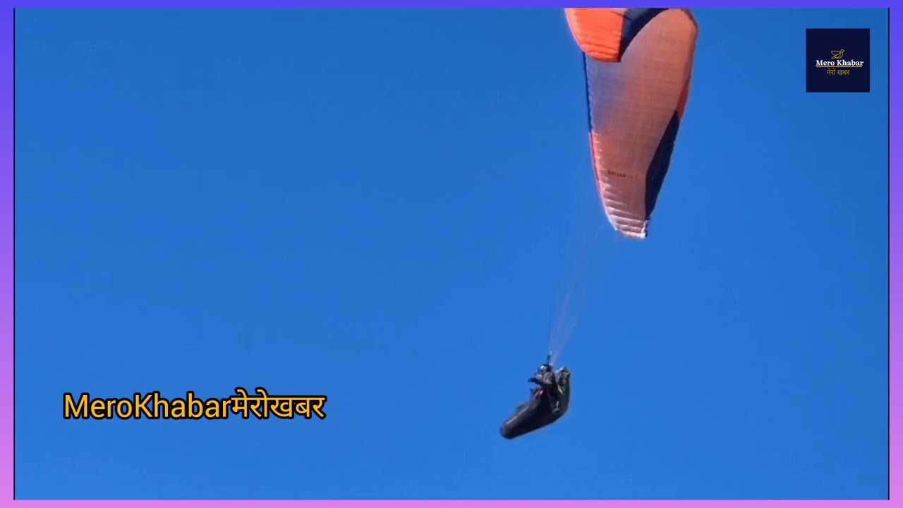 A successful test flight of paragliding was conducted at Thangu Valley, North Sikkim. 