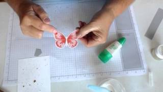 Stampin Up Glitter Splatter Technique