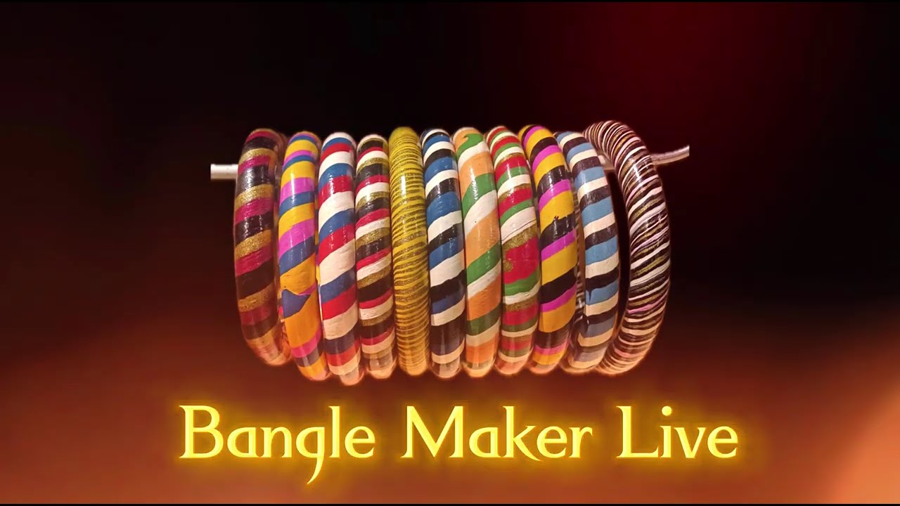 Live Lakh Bangle Maker – Traditional Chudi Stall for Women | PARTYFOXX |Corporate Events & Weddings