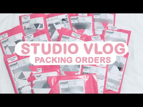 Studio Vlog 9: Packing Closing Sale Orders | Sticker Shop | Philippines