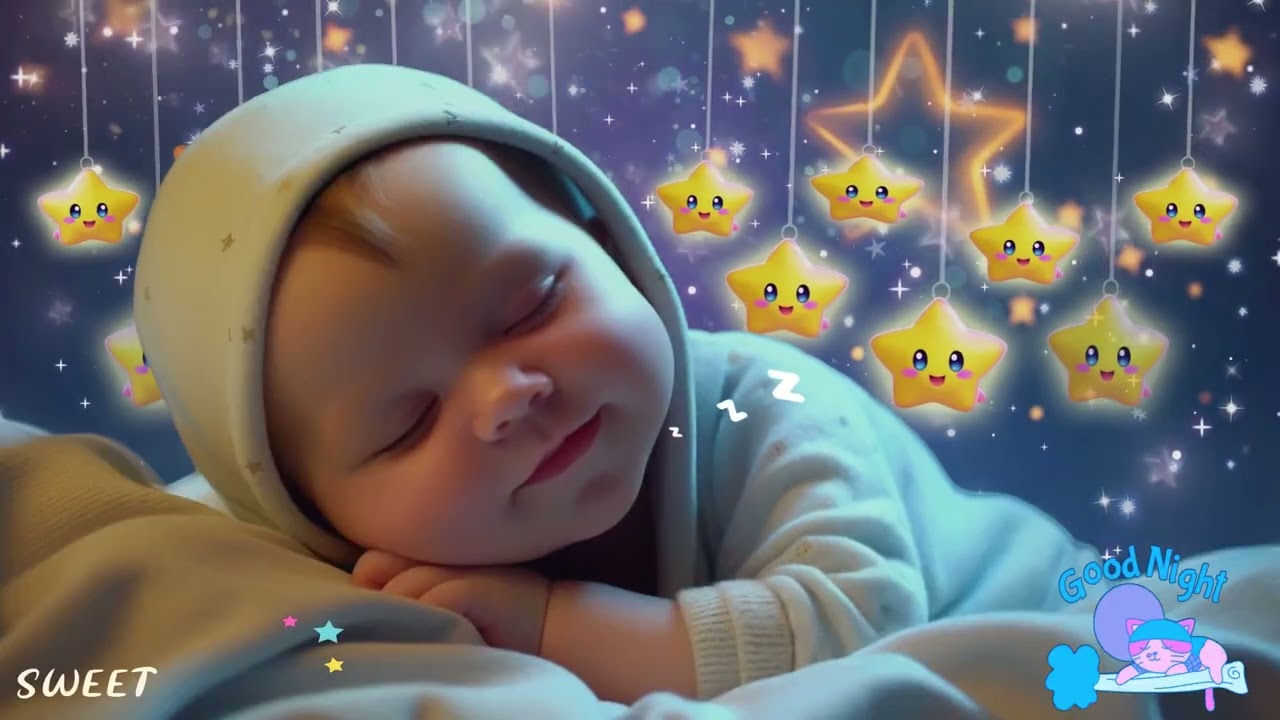Mozart & Brahms 🌌 Baby Sleep Music 💤 Calm Baby Fast  3 Minutes to Sleep
