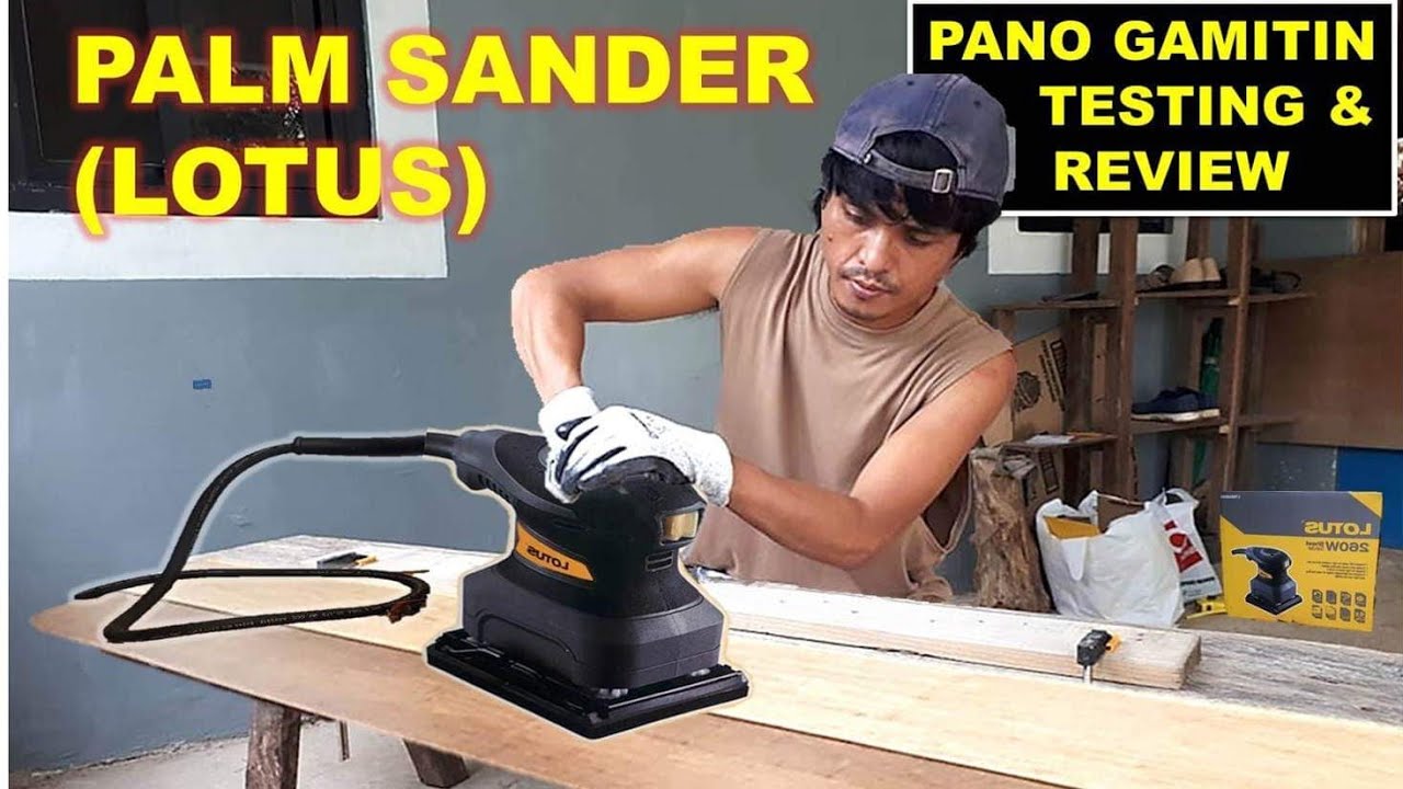 PAANO GAMITIN ANG PALM SANDER FOR BEGINNERS TESTING AND REVIEW LUTOS