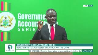 Minister for Health Mintah Akandoh gives an account of his office – Gov’t Accountability Series screenshot 1