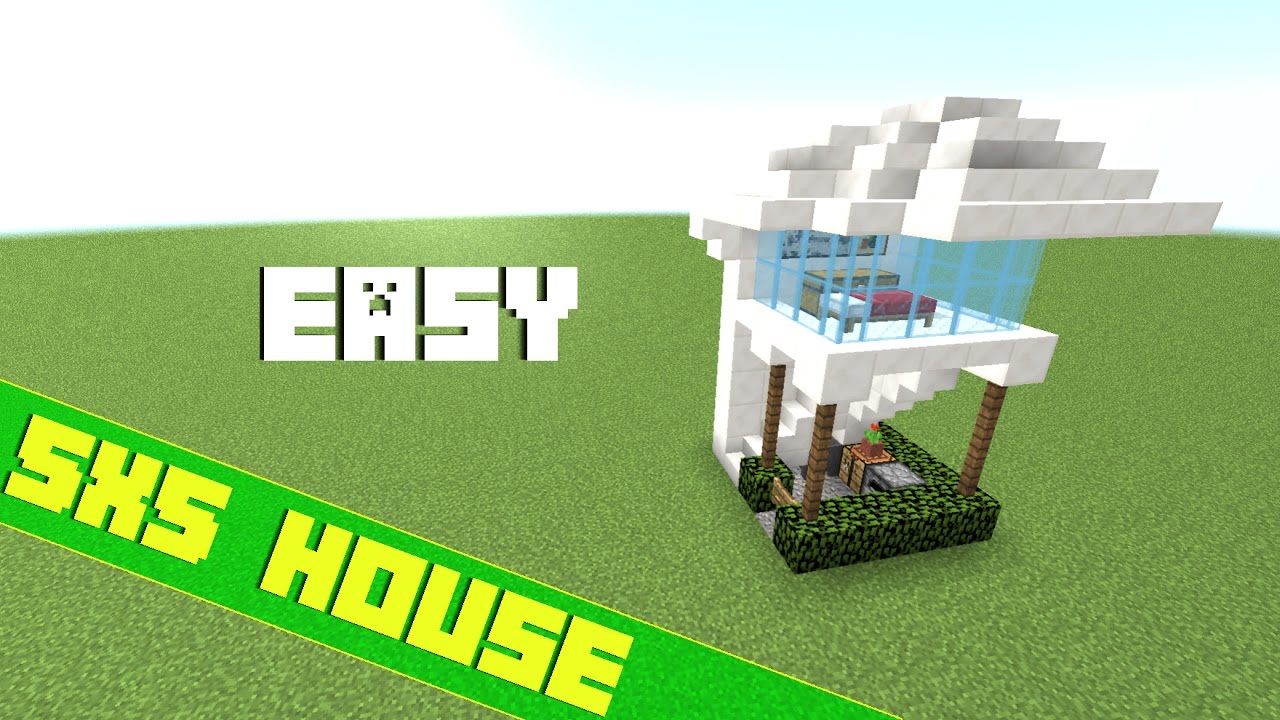 Minecraft How To Build A 5x5 Modern House Tutorial YouTube