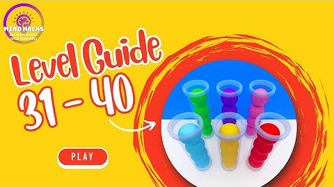 Sort It 3D Level 31 - 40 Walkthrough