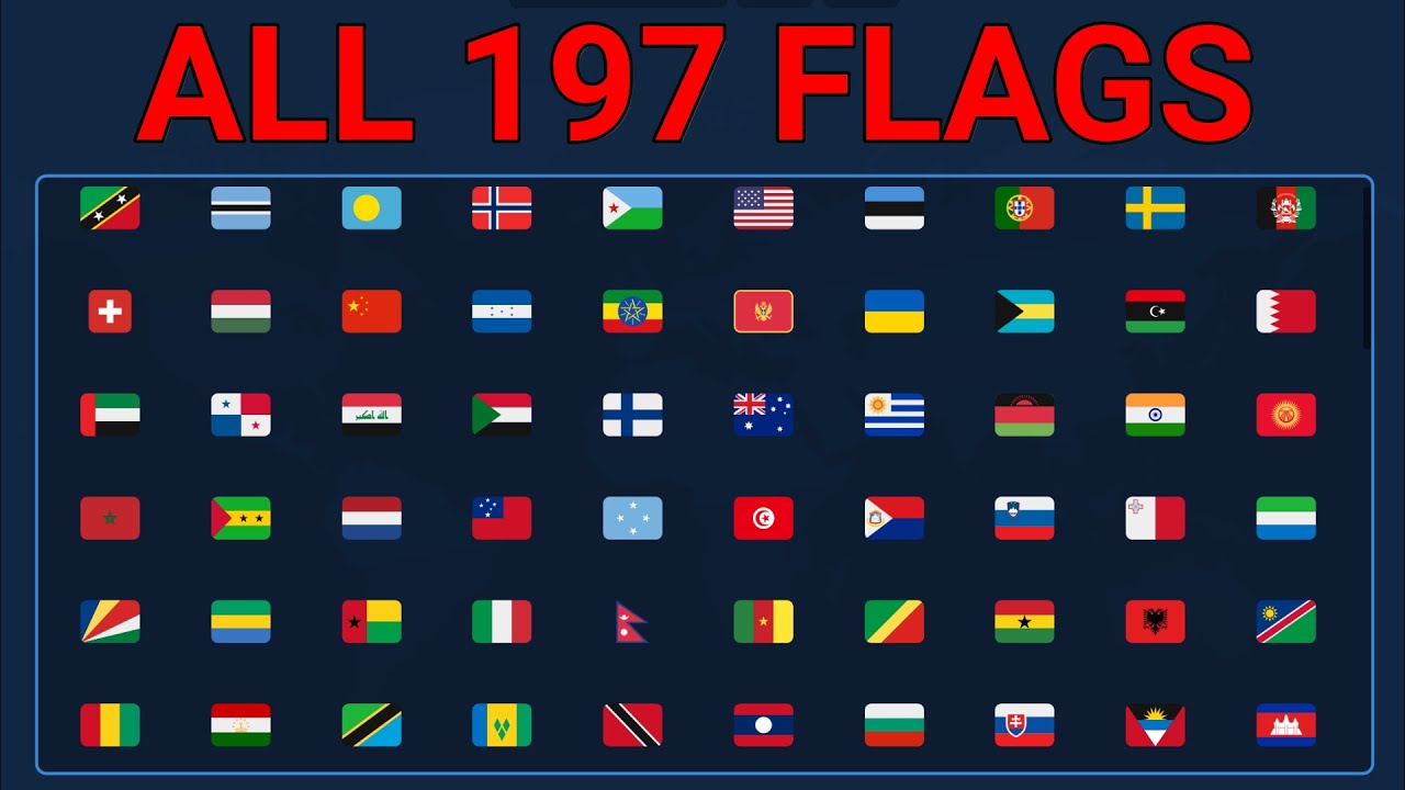 Naming EVERY COUNTRY'S FLAG in ROBLOX Click The Flag - YouTube