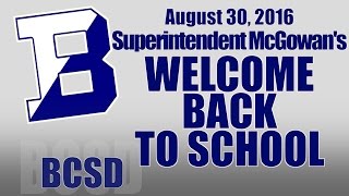 Welcome Back to School 2016 - 2017