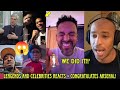 MUST WATCH Arsenal Legends Celebs Ex Players REACTS And CONGRATULATES Arsenal After EPL Win 