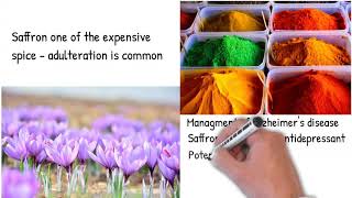 Saffron  -  Anticancer and effective antidepressant?  one of the most expensive spice