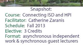 UMBC Class Connecting HPI and ISD
