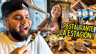 RESTAURANTE LA ESTACIÓN CANELA | LUANA NÃO PARA DE COMER !  😅 #vlog #vidadenois2 #PARRILHA