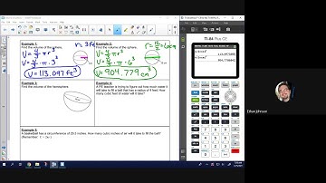 Geometry Unit 7: Volume of Spheres