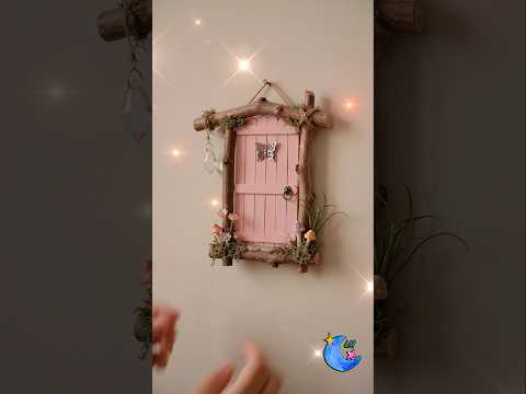 ​¡Hice 3 PUERTAS DE HADA mágicas para mi pared! 🧚‍♀️✨ DIY Fácil