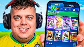 Usei o deck mais habilidoso do clash royale na nova subida de troféus