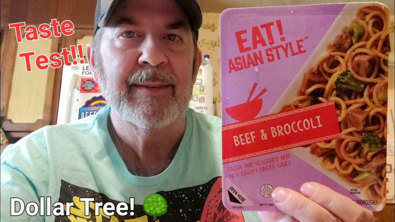Taste Tests With Mike! 🤔 I'm trying Dollar Tree's EAT! Asian Style  Beef & Broccoli! 🥦
