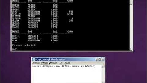 Scripts Parametrizados & Variables de Sustitución en SQL Plus Oracle