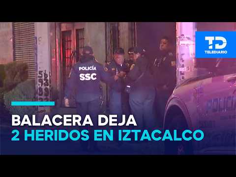 Right at the Door! Shooting Leaves 2 Men Injured in Agrícola Pantitlán, Iztacalco