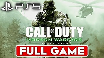 CALL OF DUTY 4 MODERN WARFARE REMASTERED PS5 Gameplay Walkthrough Part 1 Campaign FULL GAME 4K 60FPS