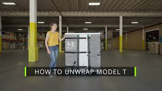 How To Unwrap New Model T - Reusable Pallet Wraps