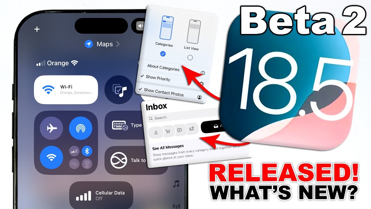 iOS 18.5 Beta 2 Released! - CHANGES! (Photos, Mail and More) - YouTube