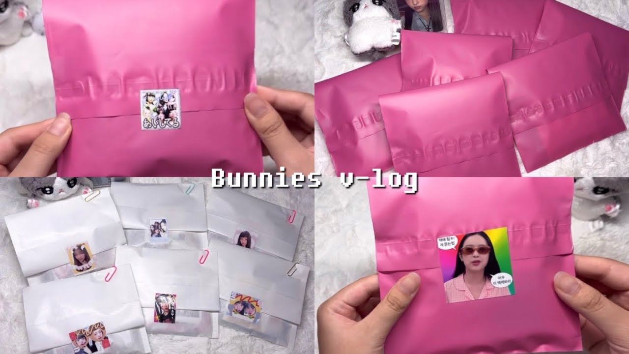 [버니즈로그] 복작복작 포장하는 브이로그 🎁 NJZ • 핼프 • 포카포장 asmr • 하니 • 민지 • 다니엘 • 혜인 • 해린 • 포카 • 하우스윗 • 분철 • 덕질 브이로그