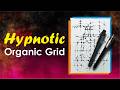 Drawing a Hypnotic Organic Grid That Looks Like a Living Cell | Satisfying Ink Art | Full Process