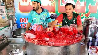 Mouthwatering Watermelon Juice | Amazing Watermelon Cutting Skills | Street Food of Pakistan
