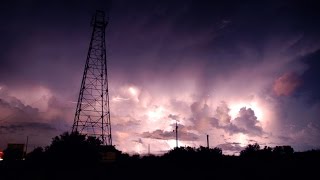 LIGHTNING STORM TIMELAPSE : Texas/Nebraska 2015