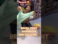 BRUSH PRINT HANDWORKNEW COLOUR #new #saree