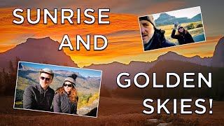 CAPTIVATING GOLDEN SKIES and A Magical Sunrise at Logan's Pass in Glacier National Park 🌅