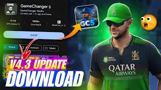 Download Now Game Changer 5 V4.3 Ipl 2026 & Bowling Action Download V4.3 Update