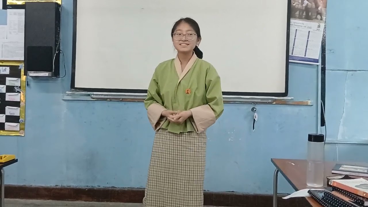 3 Minute Story Telling Challenge! One way of learning in Phuentsholing Rigsar HSS.