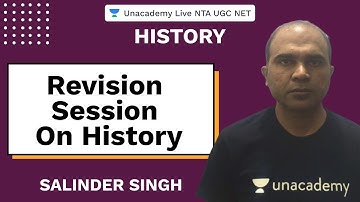Revision Session Of History | Unacademy Live NTA UGC NET | Salinder Singh