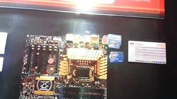 Stand da ECS na Computex 2012 mostrado pelo OverBR em um video tour