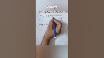 HOW TO FIND THE AVERAGE OF NATURAL NUMBERS#AVERAGE#Shorts@Magicalmathstricks