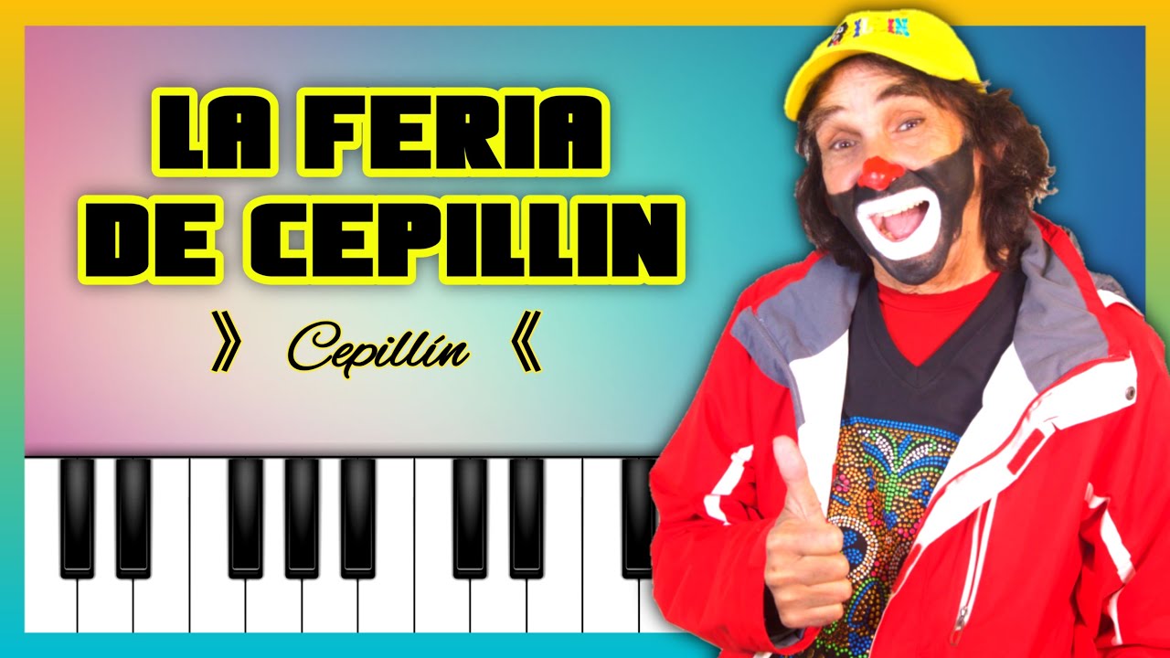 🟢 La Feria de Cepillín Piano Tutorial Perfect Piano (Notas + Midi