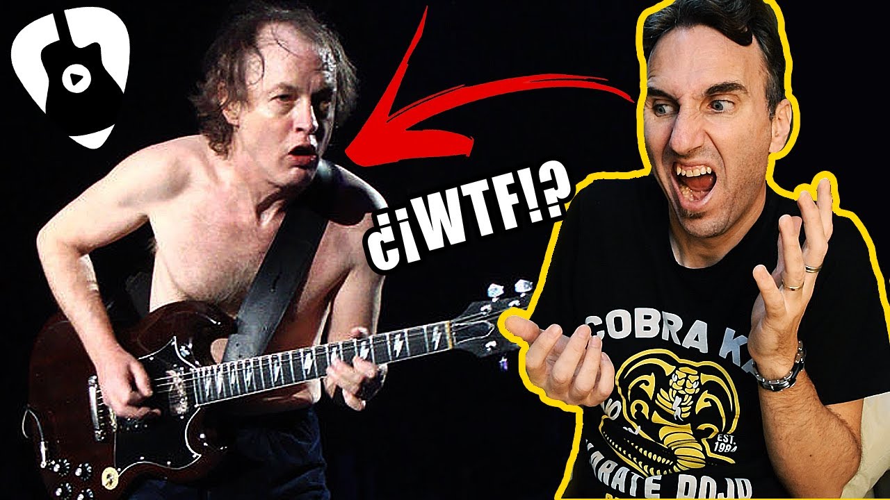 La vez que ANGUS YOUNG tocó el solo de guitarra más LOCO de la historia ...