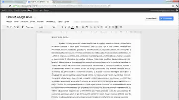 Como centralizar o texto no Google Docs?