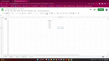 Frequency Distribution for Quantitative Data | Google Sheet Tutorial