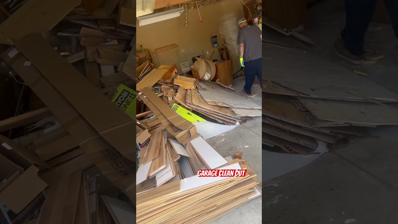 Fast and efficient garage clean-out by Jays Haulaway! 