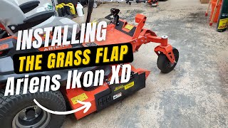 Installing the Grass Flap Chute blocker Ariens Ikon XD