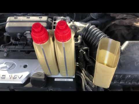 Как поменять масло в коробке передач на автомобиле Hyundai Accent